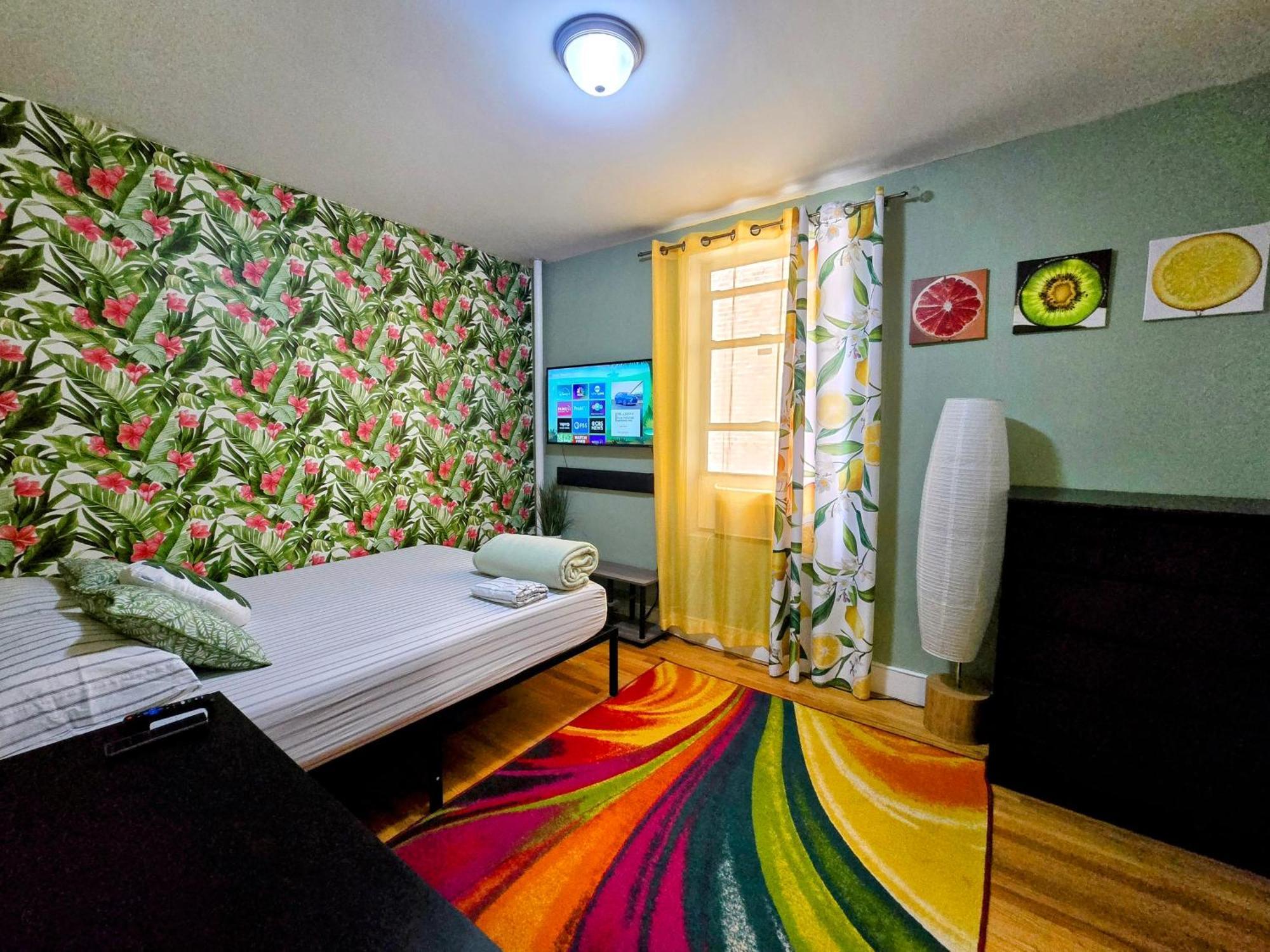 Tropical Comfort Room In Harlem Cozy Stay With Snacks & Style نيو يورك المظهر الخارجي الصورة